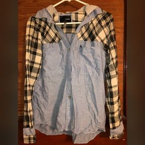 Hurley bottom up hoodie